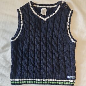 Carter's Navy Cable Knit Sweater Vest
